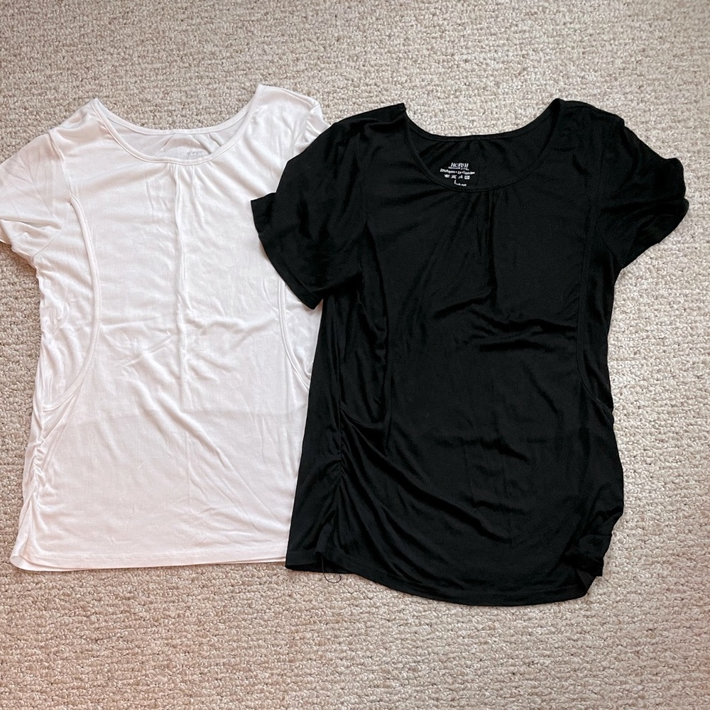 2 pack large nursing tops
